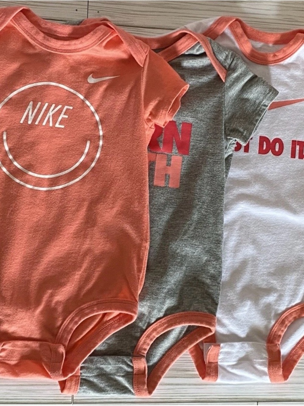 Lot of 3 Nike girls infant One Piece